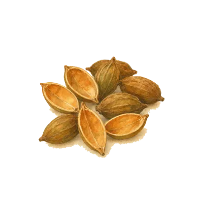 Lian Qiao (Forsythia) illustration
